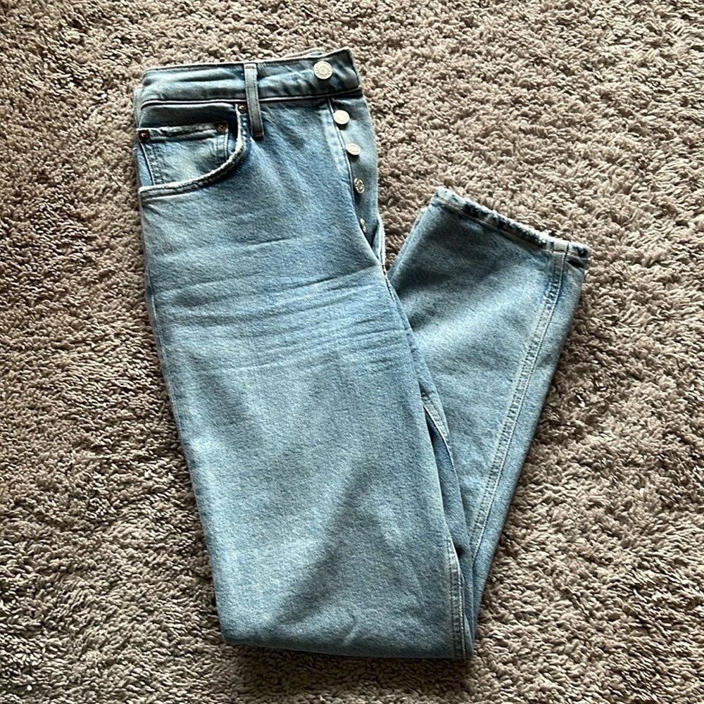 AGOLDE Riley cropped denim - Picture 2 of 5